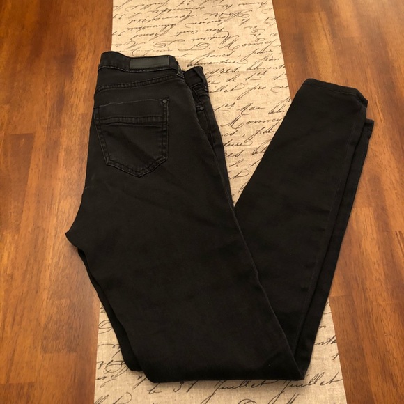 comptoir Des Cotonniers Denim - Comptoir Des Cotonniera Black Faded Jeans 30